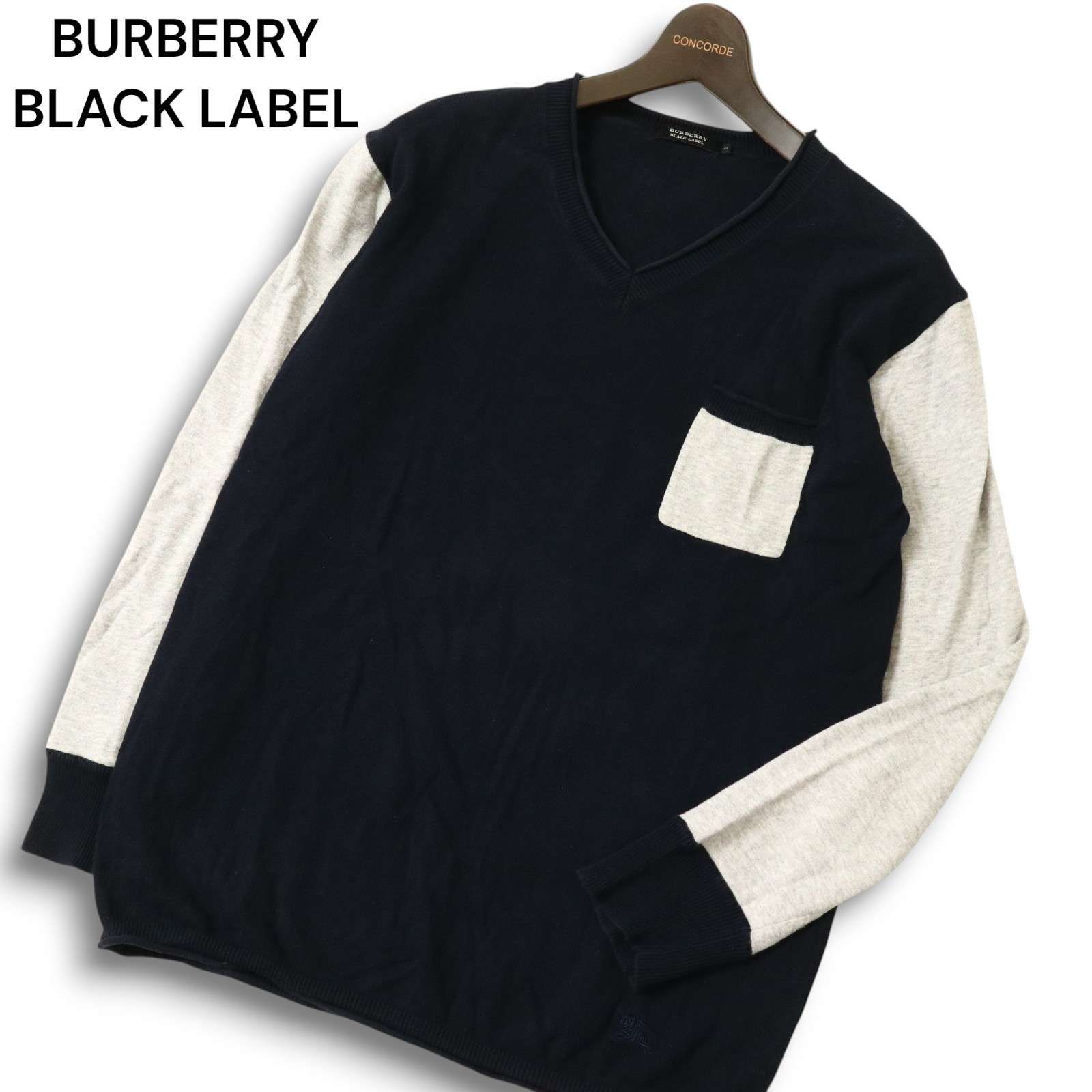 BURBERRY BLACK LABEL バーバリー ブラックレーベル ホース刺繍