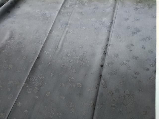 平和屋着物○訪問着 笹花地紋 暈し染め さが美扱い 正絹 逸品