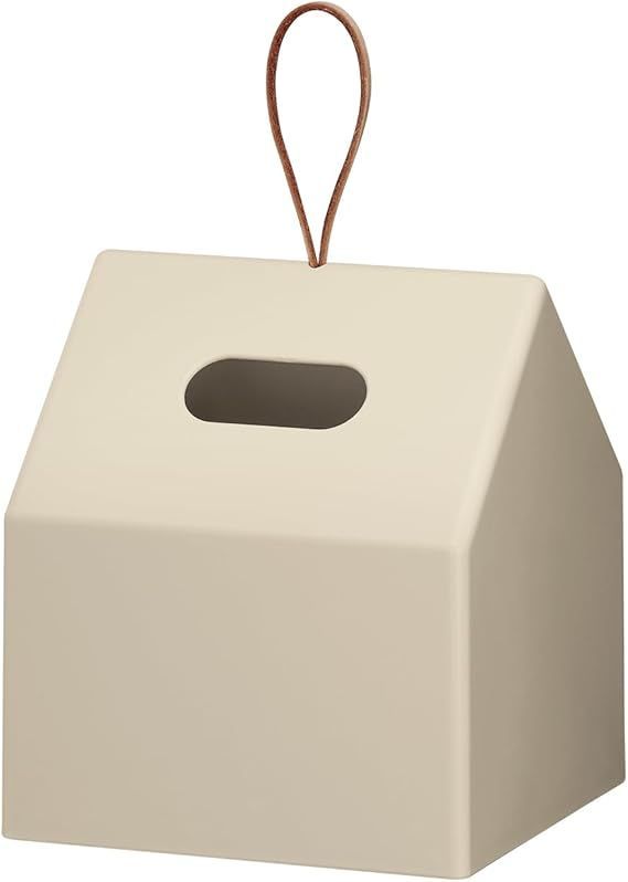新作登場，爆買い 【在庫処分】ライクイット (like-it) 再生プラスチックを使った ティッシュホルダー ベージュ THR-01 ティッシュ カバー ボックス ティッシュ対応 コンパクト 省スペース 水まわりもOK 再生材90% 応募券
