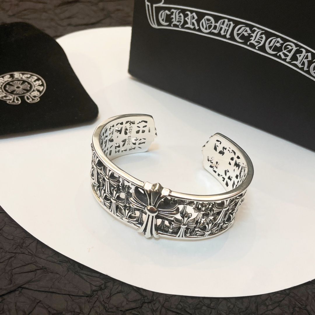 【極美品】クロムハーツ クラシック チェーン BSフレア ブレス 13LINK 極美品】クロムハーツ クラシック チェーン BSフレア ブレス 13LINK