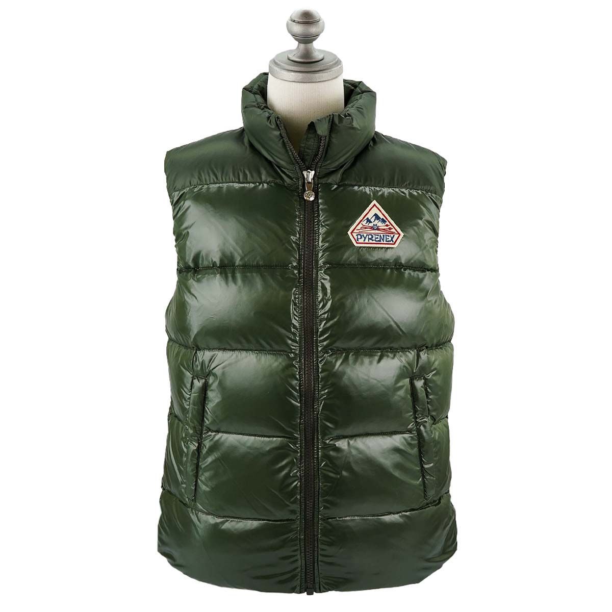 PYRENEX ピレネックス ダウンベスト HUU015 JOHN 2 メンズ 男性 ジョン 3170 DEEP KHAKI ディープカーキ