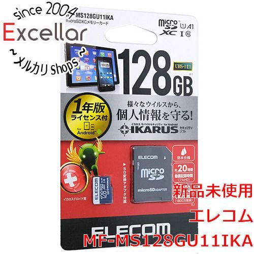 [bn:10] ELECOM　microSDXCメモリーカード　MF-MS128GU11IKA　128GB