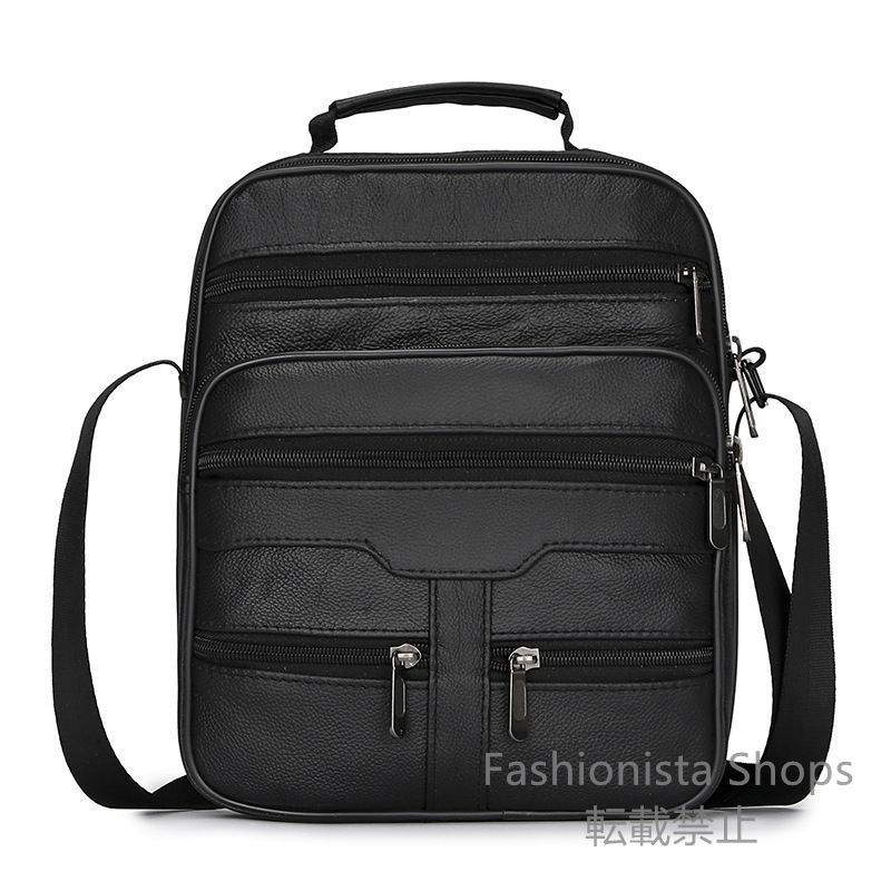 新品未使用】2WAY ショルダーバッグ メンズ☆本革☆レザー ショルダー 