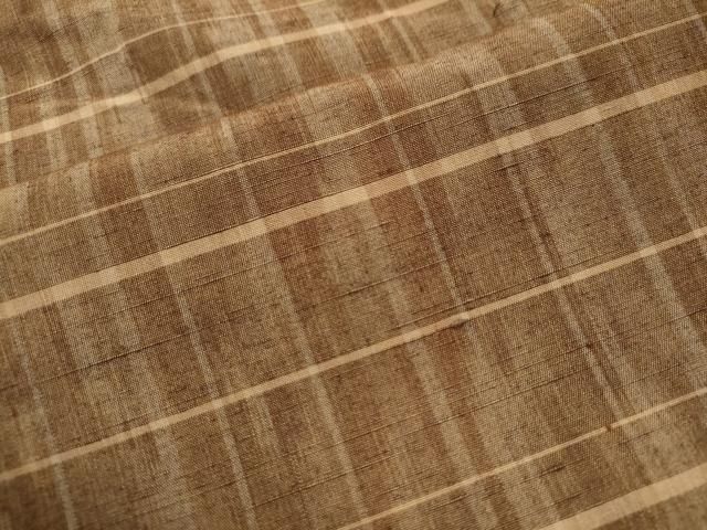 平和屋着物□上質な紬 格子柄 正絹 逸品 CAAR3060yc - メルカリ 