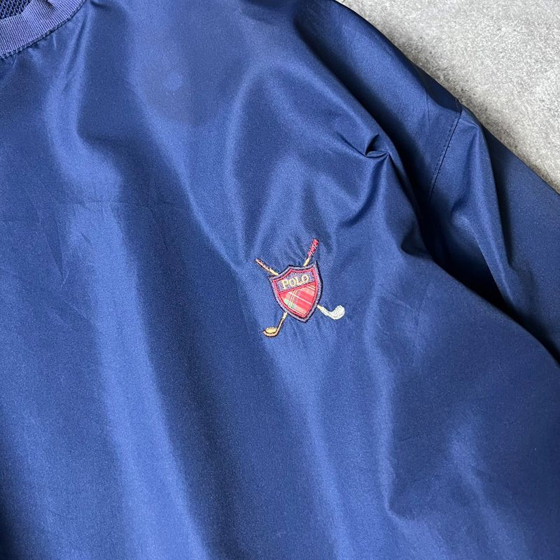 90s POLO GOLF RALPH LAUREN ライナー付き プルオーバー ナイロン 