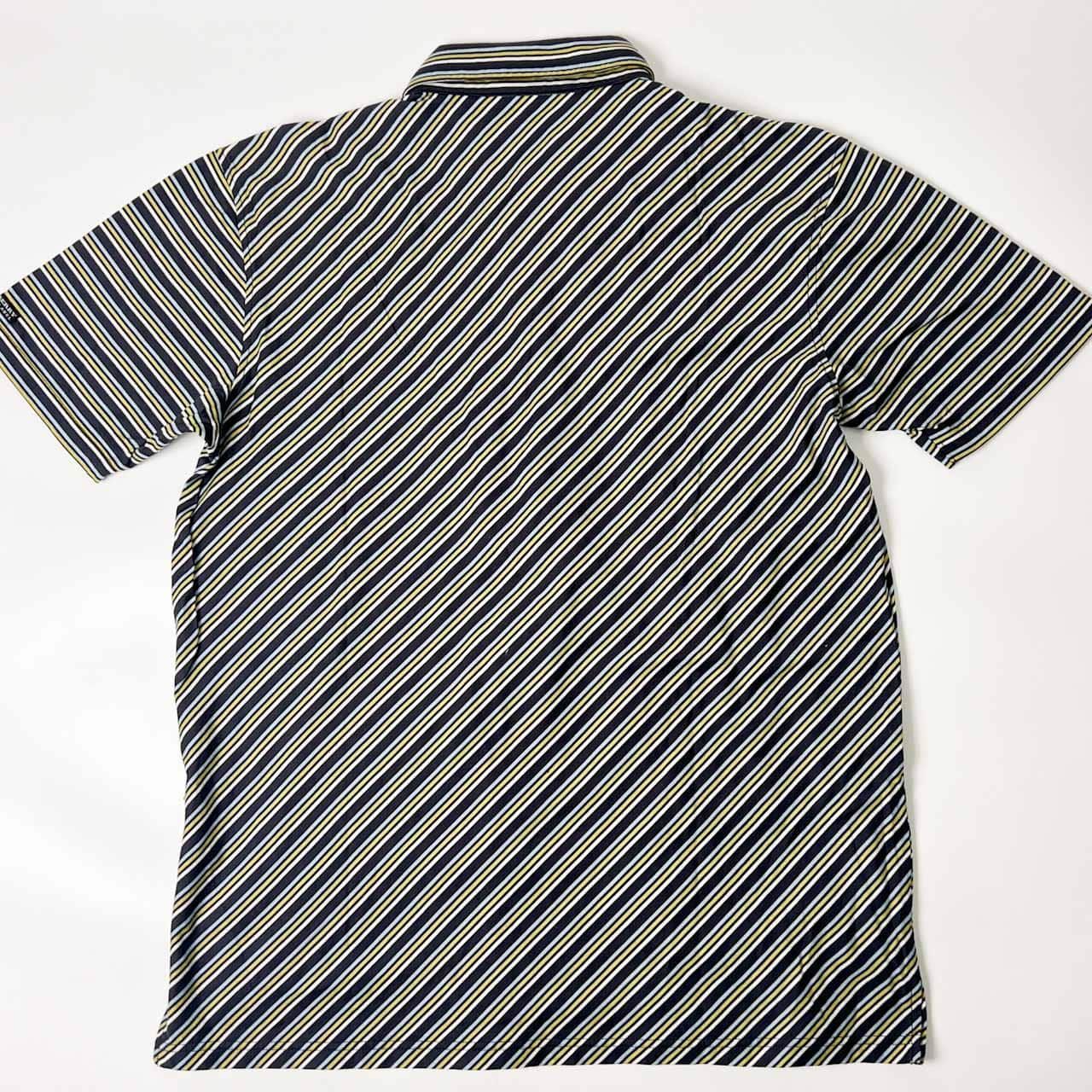 Burberry Black Label ストライプ ポロシャツ