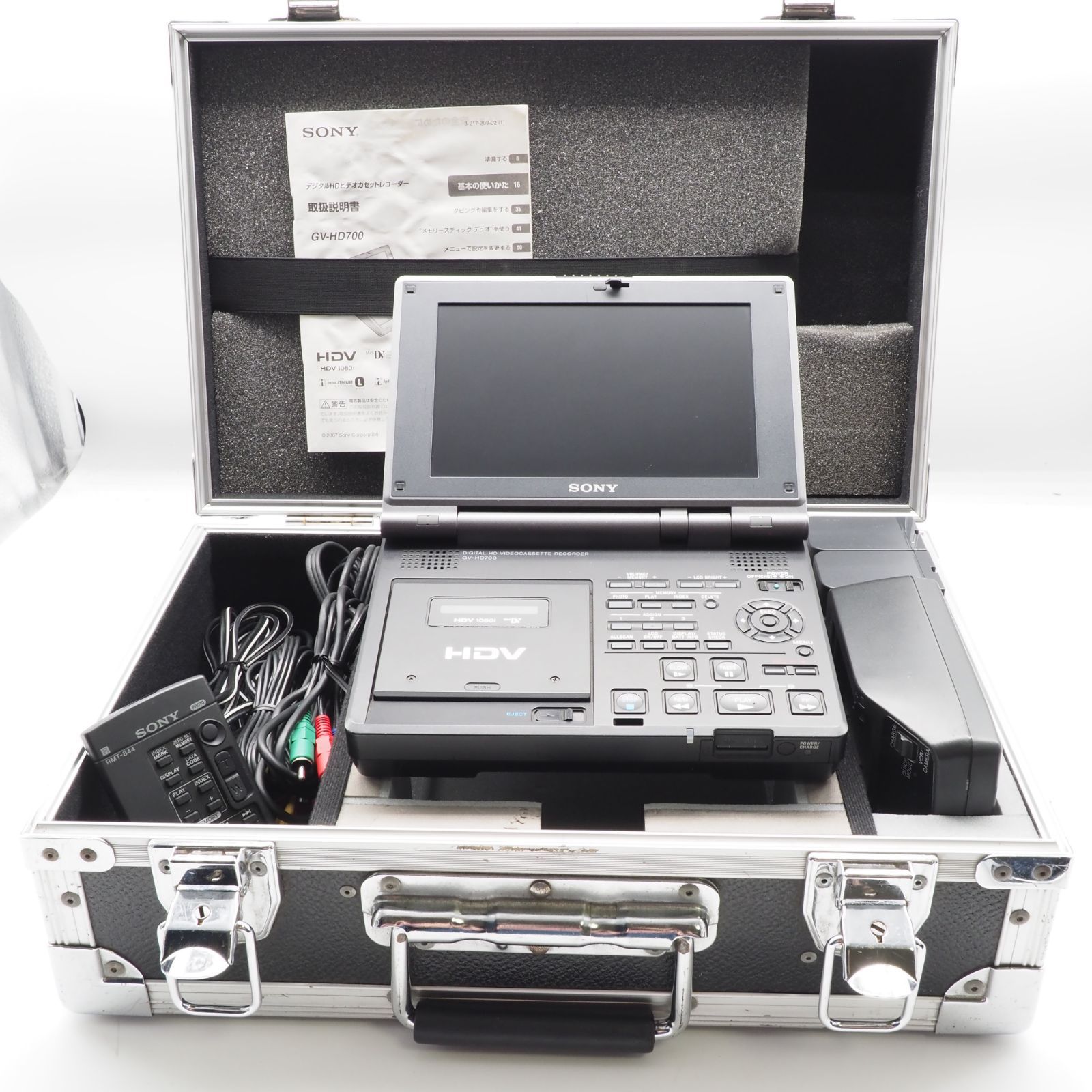 【ジャンク】SONY GV-HD700/1 07製 ジャンク】SONY GV-HD700/1 07製 SONY GV-HD700 09製 市場