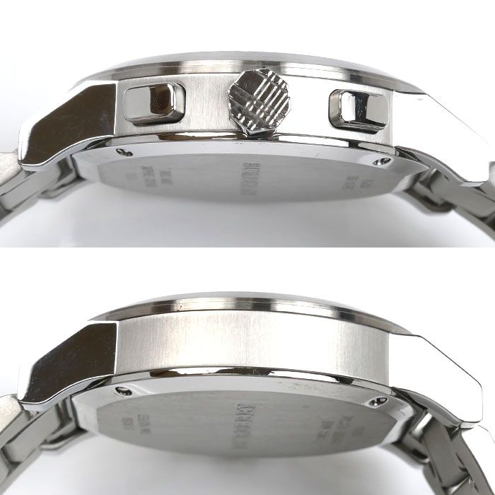 バーバリー ザ シティ クロノグラフ 腕時計 電池式 BU 9350 メンズ