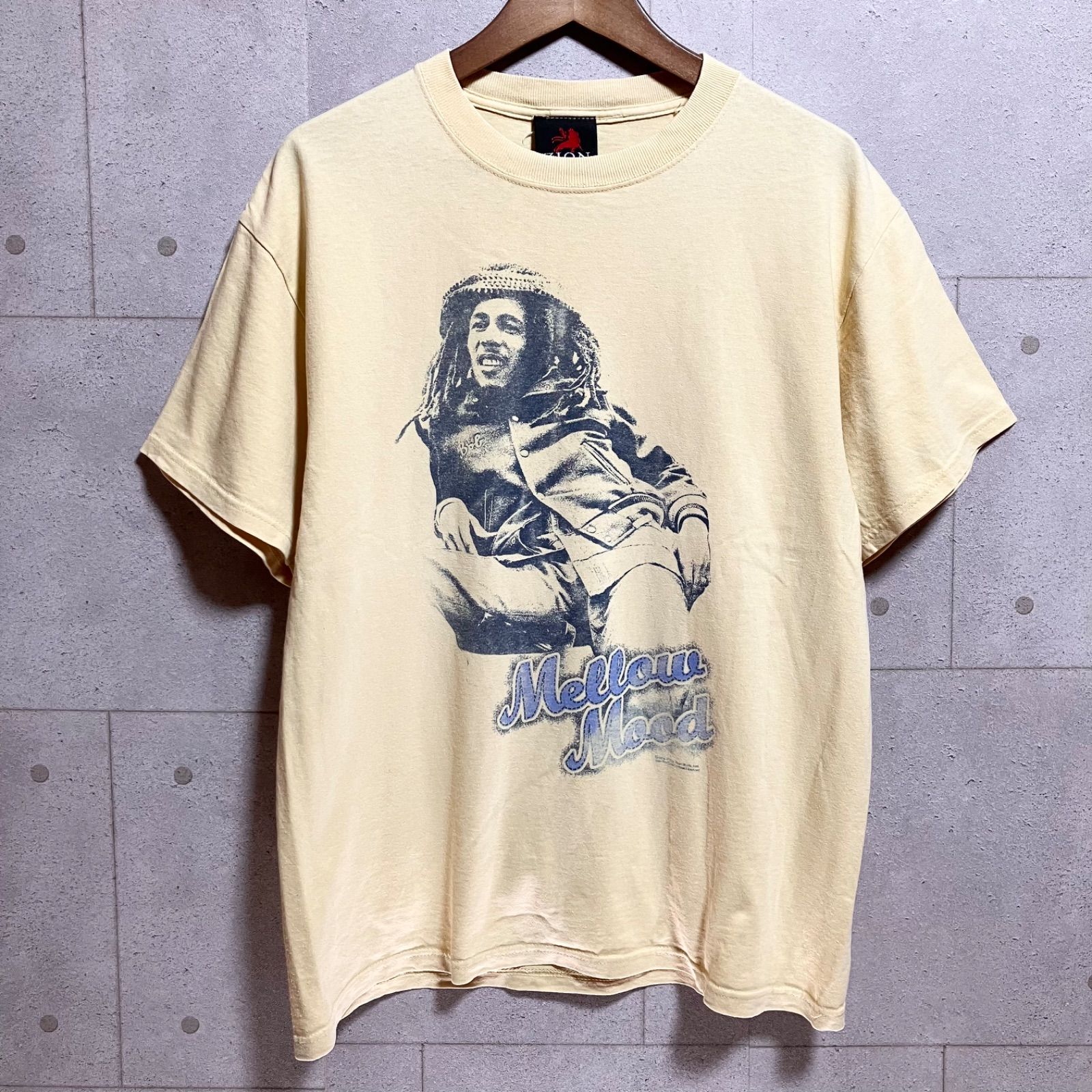 ビンテージ　Tシャツ　ボブマーリー？ ボブマーリー Tシャツ L カーキ 00s オリーブ ザイオン ルーツ