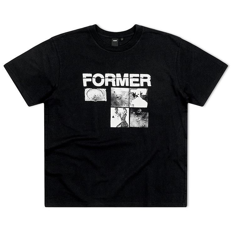 【送料無料】半袖TEE Tシャツ FORMER フォーマー UNFOLDING T-SHIRT TE24123 BLACK 日本代理店正規品
