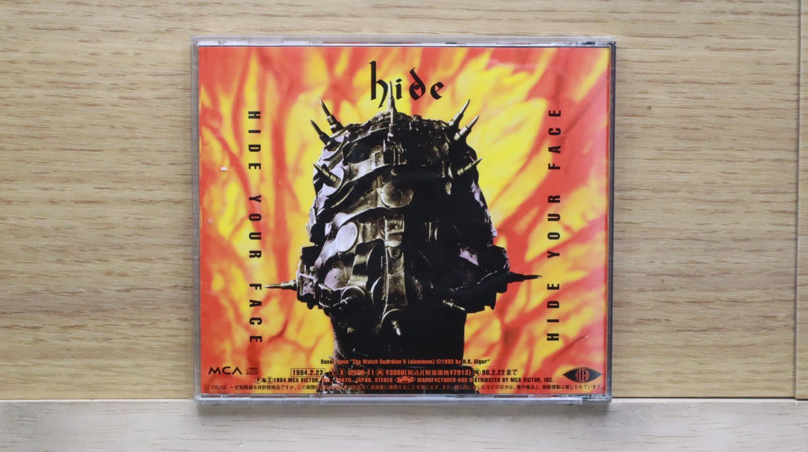 国内盤CD☆ヒデ/HIDE□ HIDE YOUR FACE □4988067014443/MVCD-11