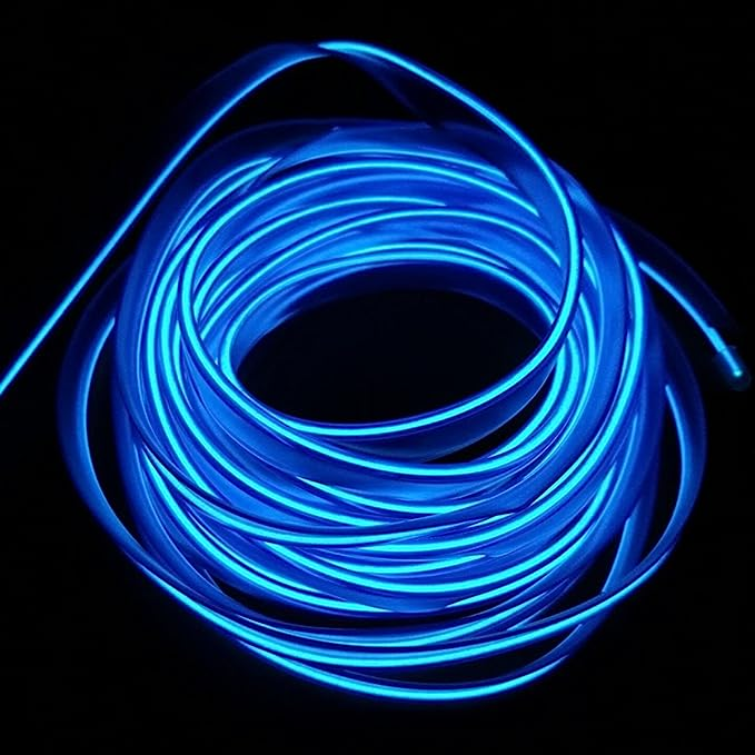最大85％オフ！ LED 有機EL イルミネーションネオンワイヤーセットUSBドライブカー 車内 ライトカースタイリングパーティー装飾  間接照明 5M