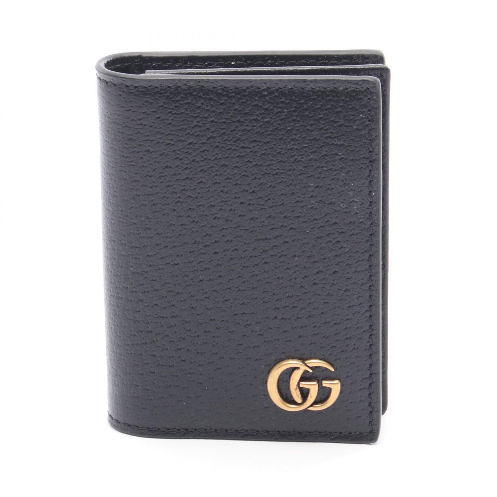 グッチ GUCCI カードケース GGマーモント 428737DJ20T1000 ブラック レザー カードケース ユニセックス