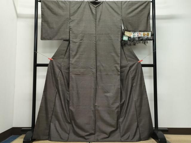 平和屋着物 本場大島紬 9マルキ 泥染め 平紬工場謹製 証紙付き 正絹 CAAZ1156vf