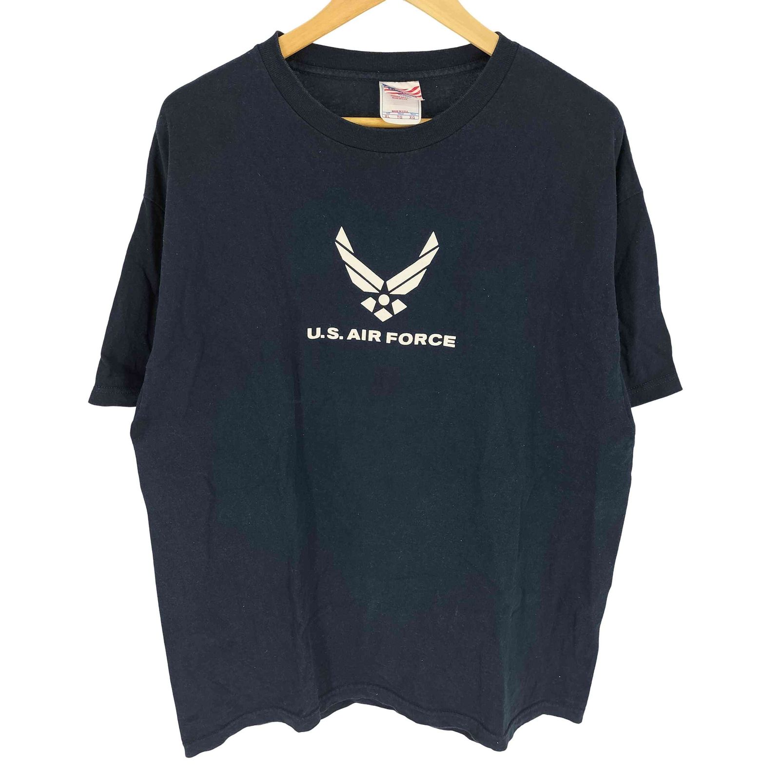 ユーズドフルギ USED古着 90-00S USA製 murina ボディ U.S.AIR FORCE 両面プリント S/S TEE アニマル メンズ  import：XL - メルカリ