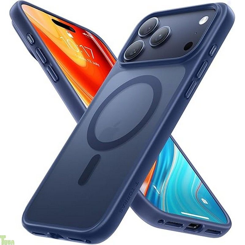 本物保証，HOT TORRAS iPhone 17 Pro 用ケース 【米軍進化耐衝撃・高性能Magsafe対応】指紋防止 黄変防止 米軍保護工学 マグネット搭載 衝撃吸収 頑丈 カメラコントロールボタン付き ストラップホール 半透明 Guard その他