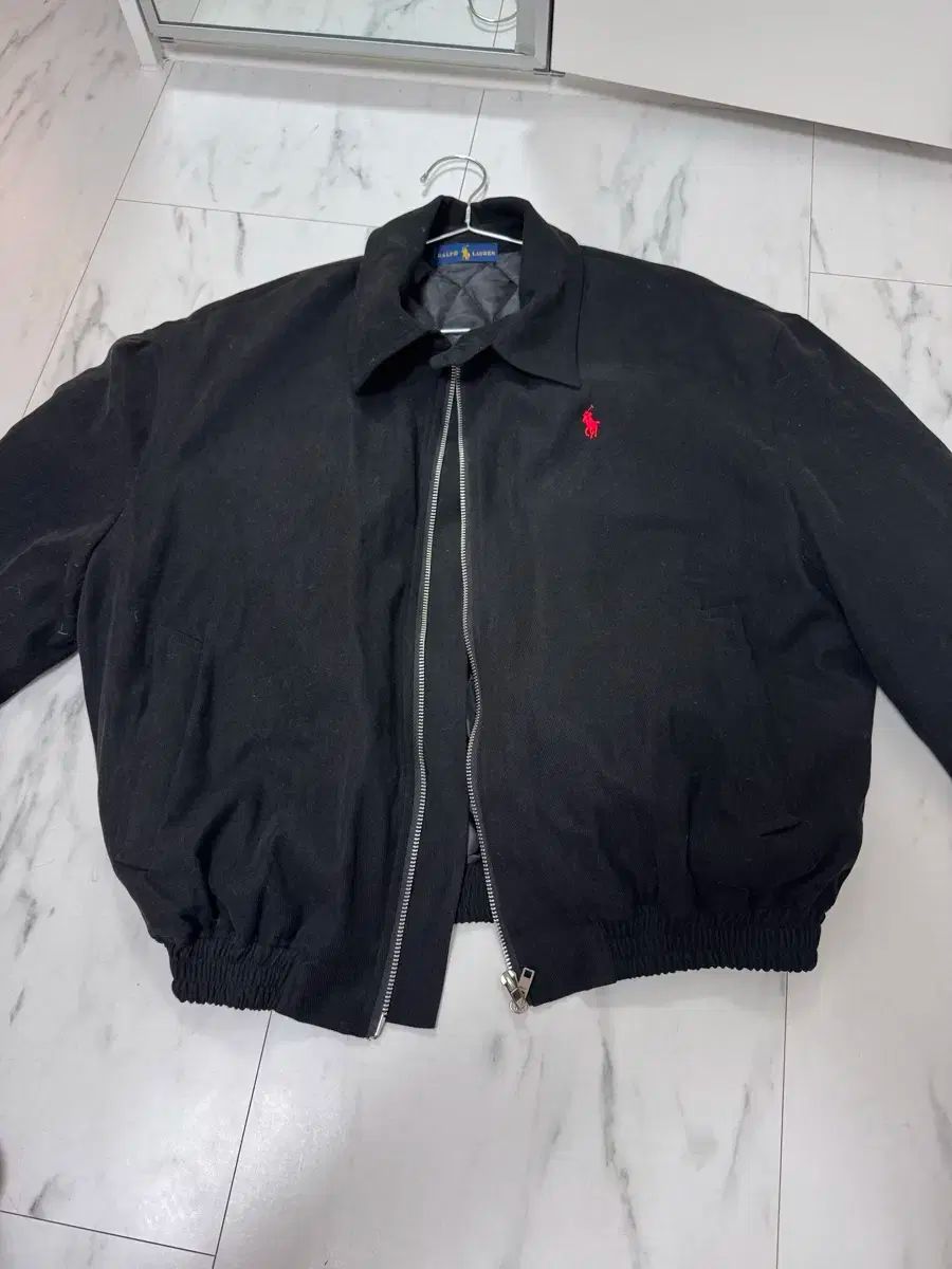 ポロ Ralph Lauren ラルフローレン スエード ボンバー ジャケット XL