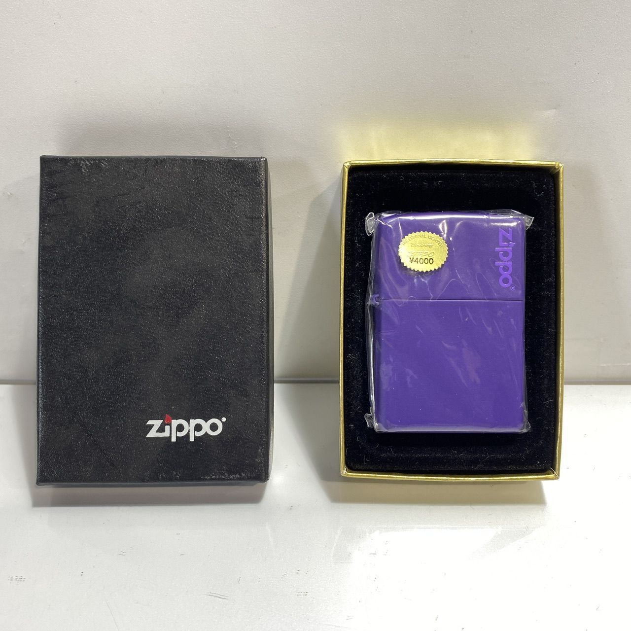 zippo ジッポー ライター パープル (管理番号：OKU10029/C1-NC