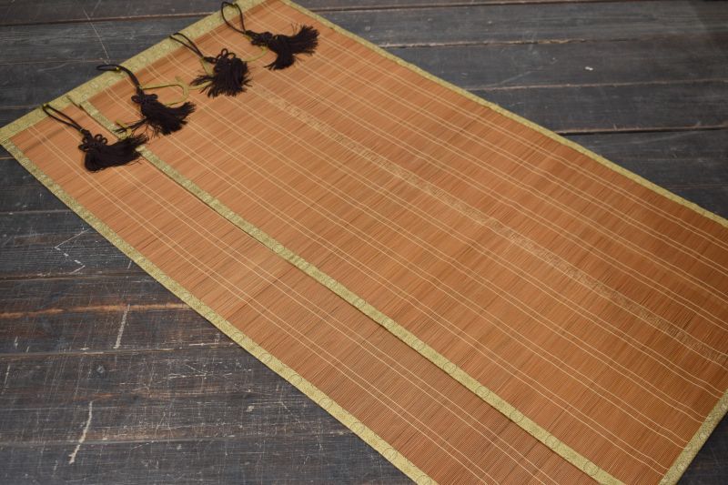 蔵A5010 御簾 御座敷すだれ 大小一対 172× 71.5cm