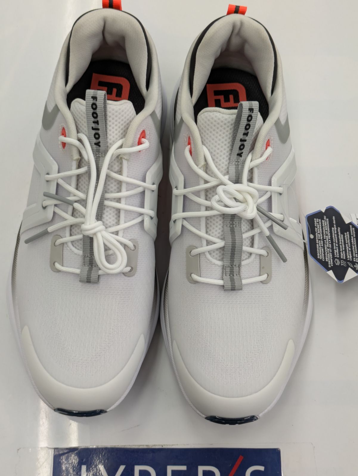 現品限り!! 化粧箱無し フットジョイ MEN S ハイパーフレックス LACED 25ｃｍ ゴルフシューズ スパイク メンズ 55469 靴 FOOTJOY モデル 日本 葛西店