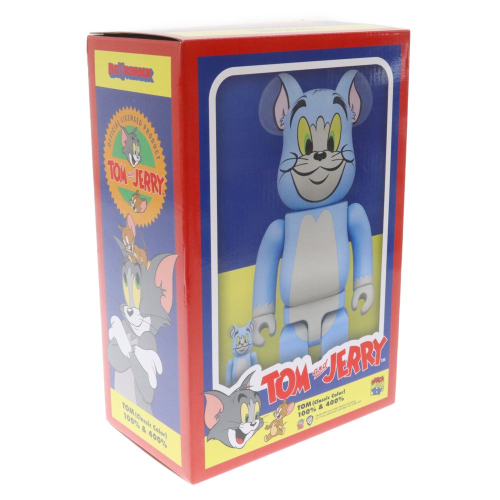 MEDICOM TOY - MEDICOM TOY メディコムトイ BE@RBRICK TOM Classic Color 100%&400% ベアブリック トムとジェリー トム クラシックカラー フィギュア ブルー MEDICOM TOY (メディコムトイ) BE@RBRICK TOM Classic Color 100