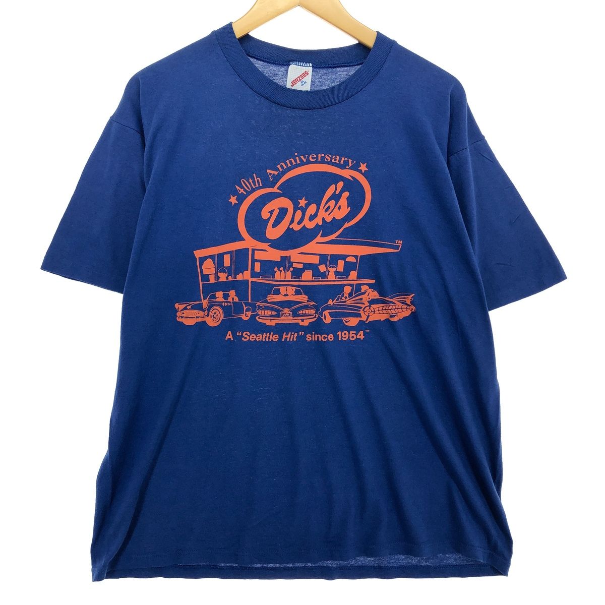 古着 80~90年代 ジャージーズ Jerzees プリントTシャツ USA製 メンズXL ヴィンテージ/eaa465789