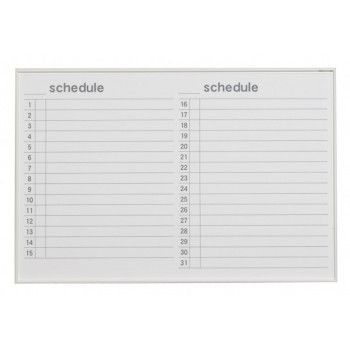 馬印 MR series エムアールシリーズ 壁掛 予定表 スケジュール ホワイトボード W910×H610mm MR23Y