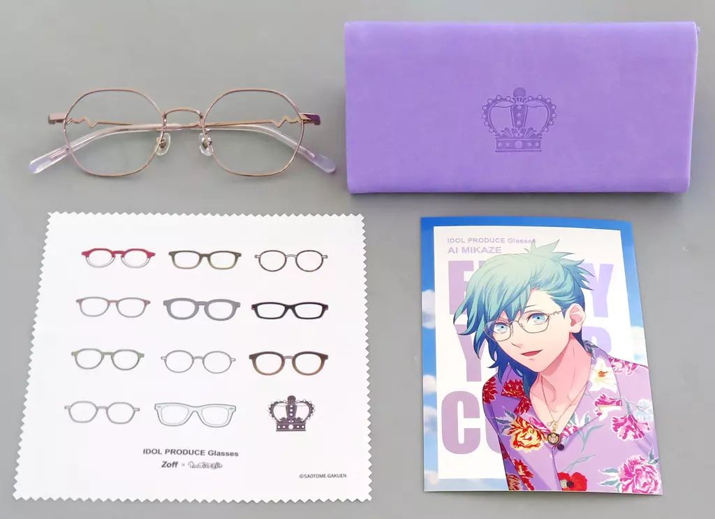 アクセサリー 非金属 レンズ度無し 美風藍モデル メガネ IDOL PRODUCE Glasses Zoff×うたの プリンスさまっ♪ 第2弾 Zoffオンラインストア