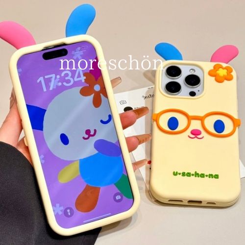 J.usagi　iPhone16proケース iPhone16 ケース iPhone16Pro iPhone14 カバー スマホケース 牛