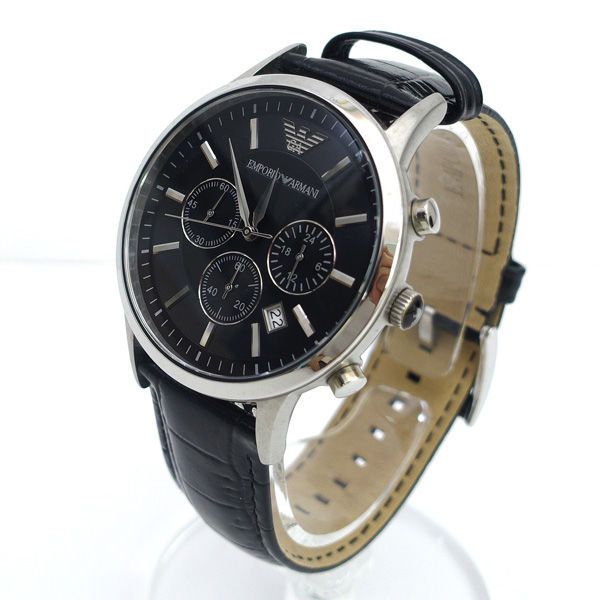 EMPORIO ARMANI エンポリオアルマーニ◆クロノグラフ AR-2434◆クォーツ メンズ 腕時計  エンポリオアルマーニ（EMPORIO ARMANI） \u2013 neel selectshop