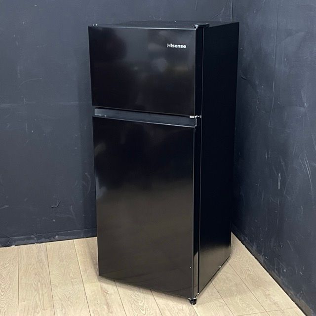 展示品 ハイセンス ノンフロン冷凍冷蔵庫 【中古】動作保証 Hisense HR-K12HB 2024年製 124L 2ドア 右開き ブラック  家電製品 053008/20746 - メルカリ