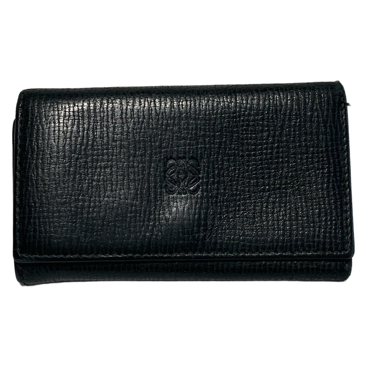 LOEWE ロエベ キーケース - 黒 6連フック レザー