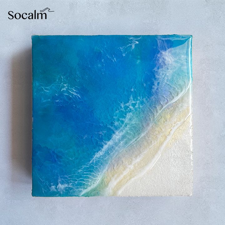 ☆光輝くオーシャンレジンアートパネル☆ M 【公式通販】