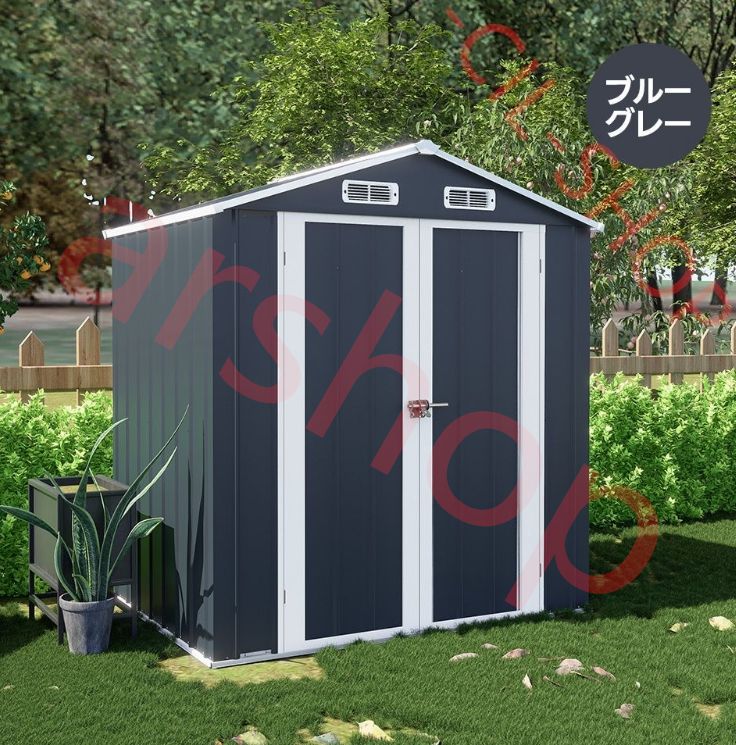 可動棚付き 物置