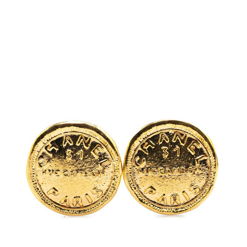 美品☆シャネル☆31RUE CAMBONカンボンブローチ ゴールド×グリーン シャネル 31 RUE CAMBON カンボン ゴールド メッキ レディース
