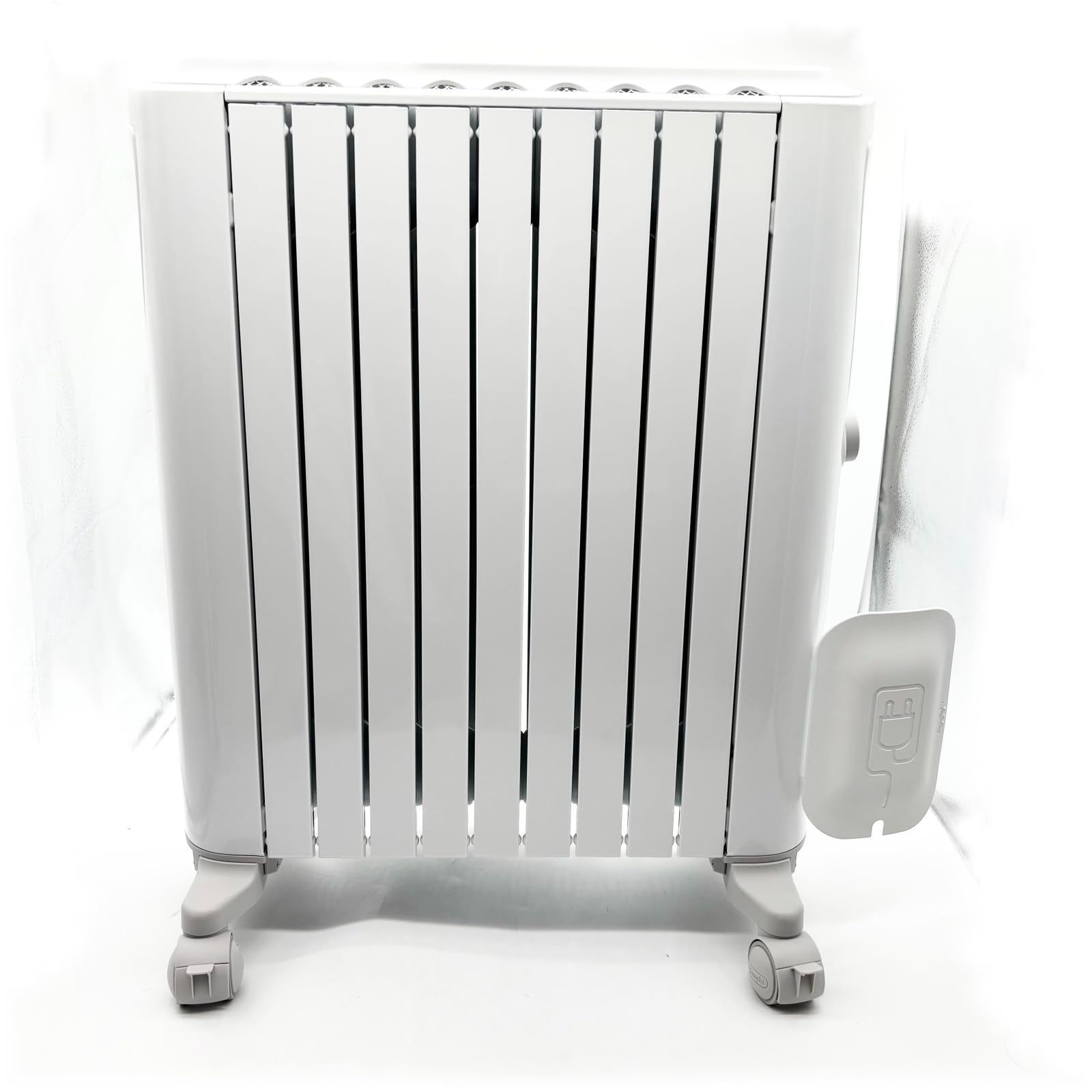 De Longhi デロンギ オイルヒーター ベルカルド RHJ75V0915-GY 電気ヒーター ゼロ風暖房 節電 乾燥しにくい 表面温度約60℃ ○1166