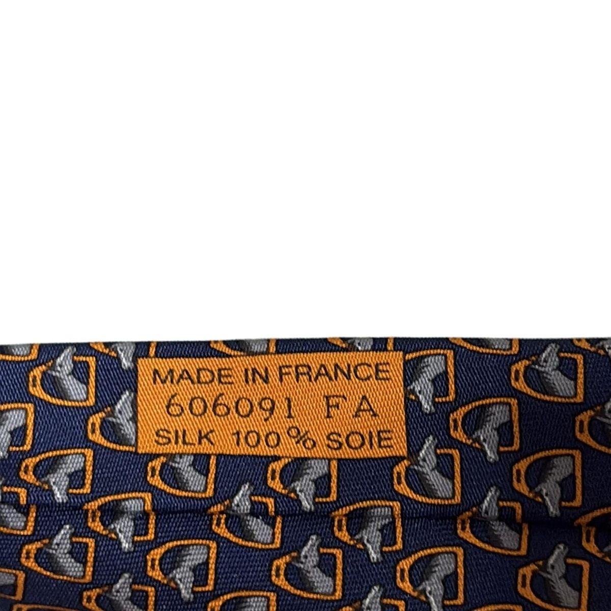 エルメス　濃紺にエルメスオレンジ　ネクタイ 楽天市場】【未使用品】HERMES エルメス ネクタイ ベルト