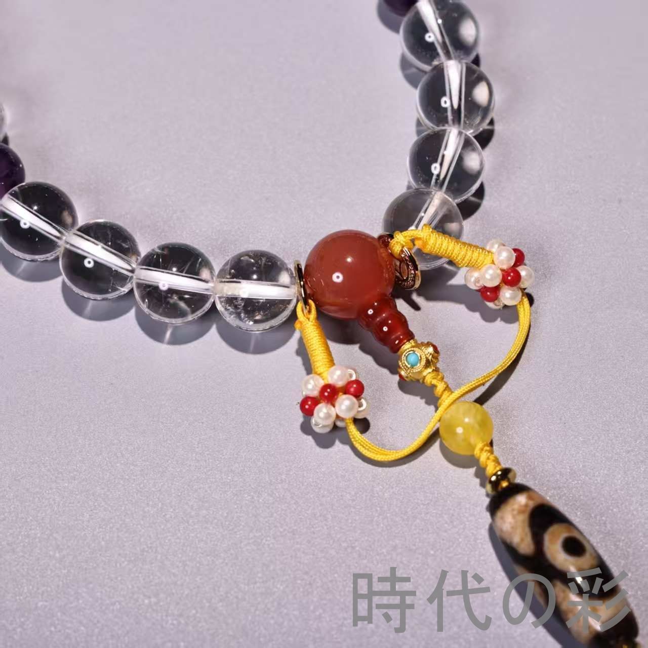 中国古美術 清代 天然白水晶 念珠 浮雕漆器盒付 手持数珠 唐物 古玩 細工 古賞物 置物 時代物 収集 古美味 旧家蔵出 仏具 R07100316 WWW_OLIVIERBERNSTEIN_COM