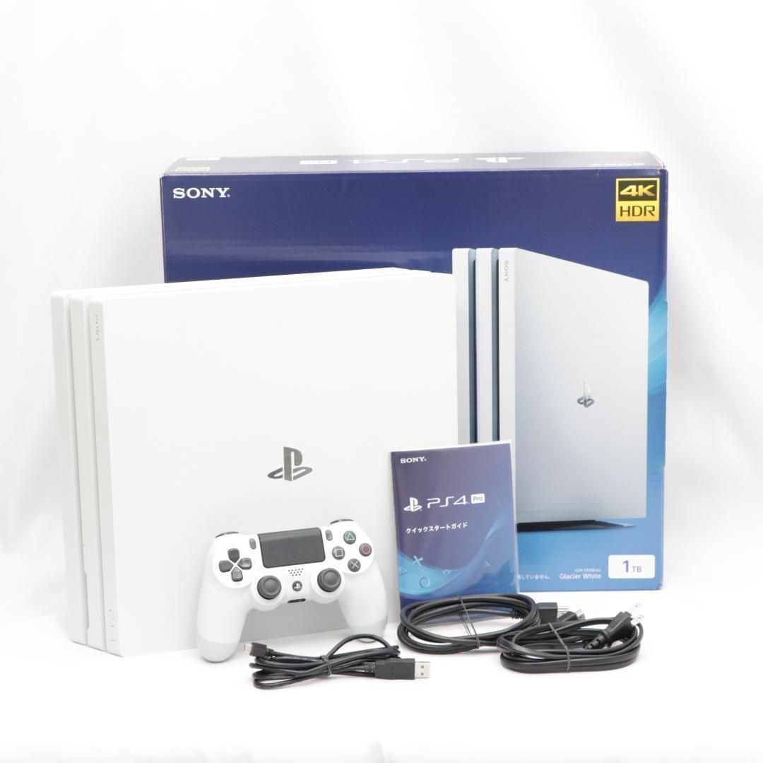 PS4 Pro 本体 グレイシャーホワイト　CUH-7200 1TB