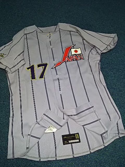 Lサイズ ジャパン 背番号17 ミズノプロ 日本代表 JAPAN ユニフォーム 