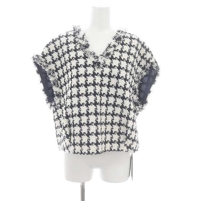 トゥモローランドコレクション23AW ブリオンハウンドトゥース フロン