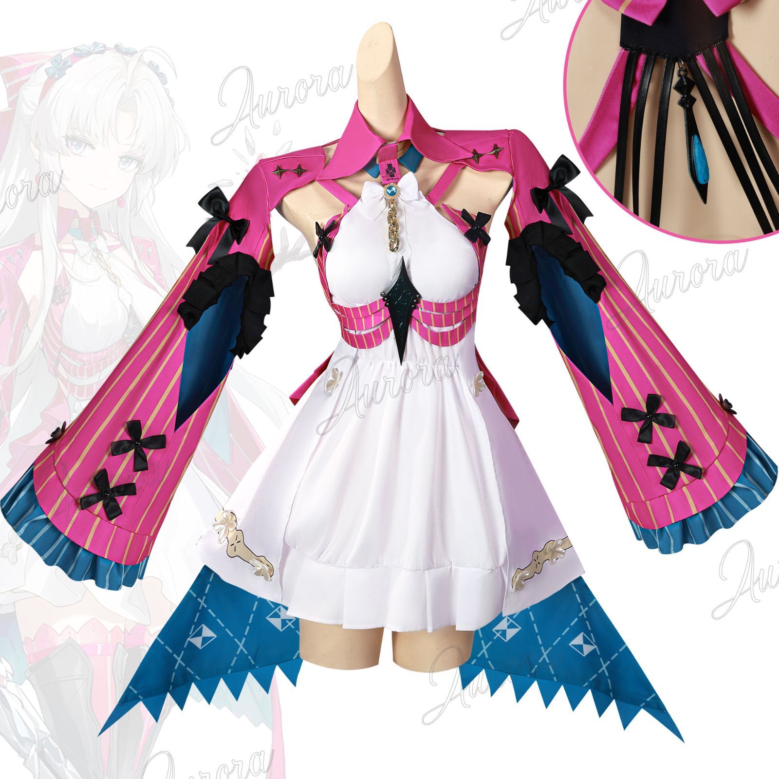 鳴潮 コスプレ Robert Koltai カルロッタ ショアキーパー コスプレ衣装Cosplay 和服 演出服 変装 仮装 日常服 アニメ 祭り 学園祭 文化祭 漫遊展 ハロウィン クリスマス コスチューム
