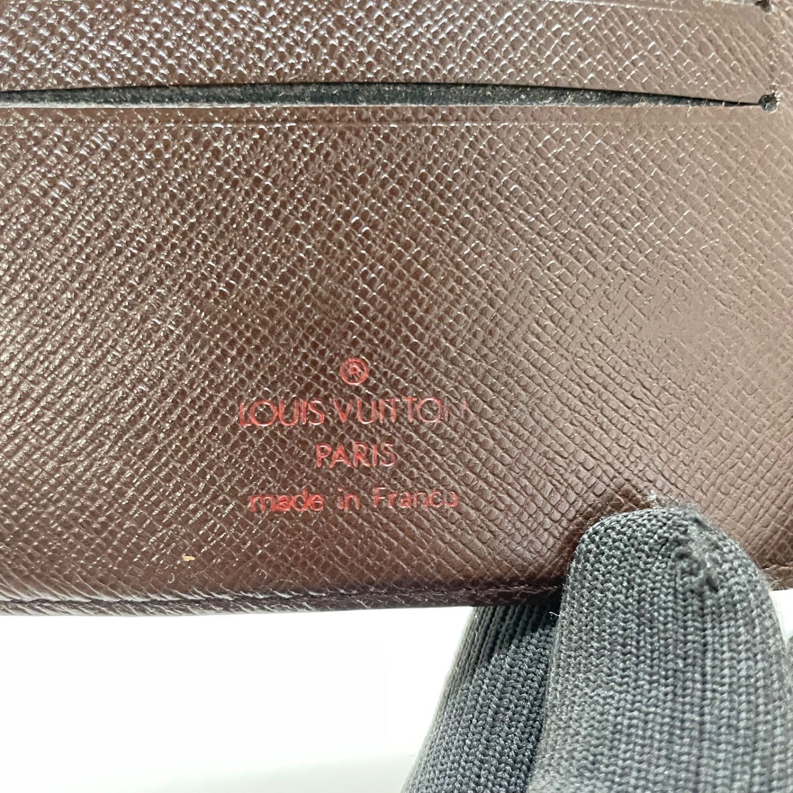 1246 LOUIS VUITTON ルイヴィトン ダミエ 二つ折り財布