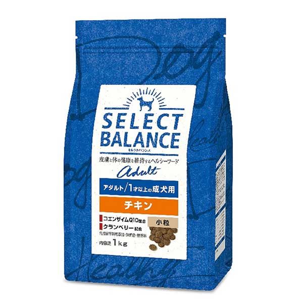 同梱不可 8個セット ベッツ チョイス ジャパン セレクトバランスアダルトチキン小粒1才以上の成犬用1kg ドッグフード