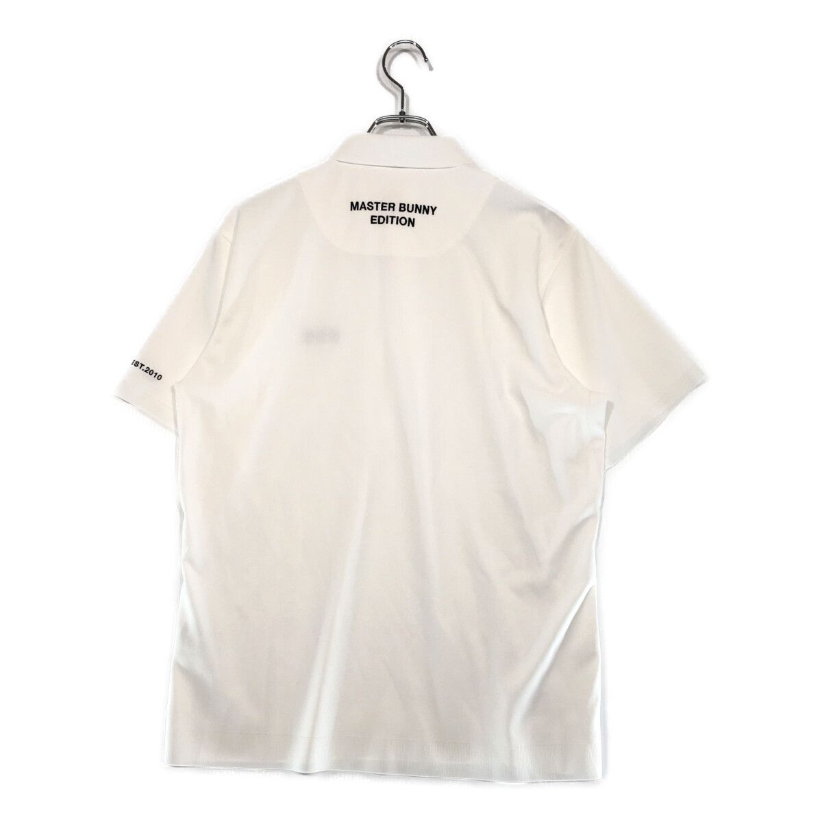 rough&swell ワッペン 長袖シャツ ボタンダウン 白 ゴルフ ウェア