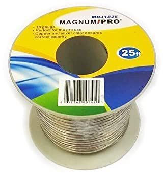 MAGNUM PRO mdj1825?25?ft 18ゲージスピーカーケーブル 100?%銅線