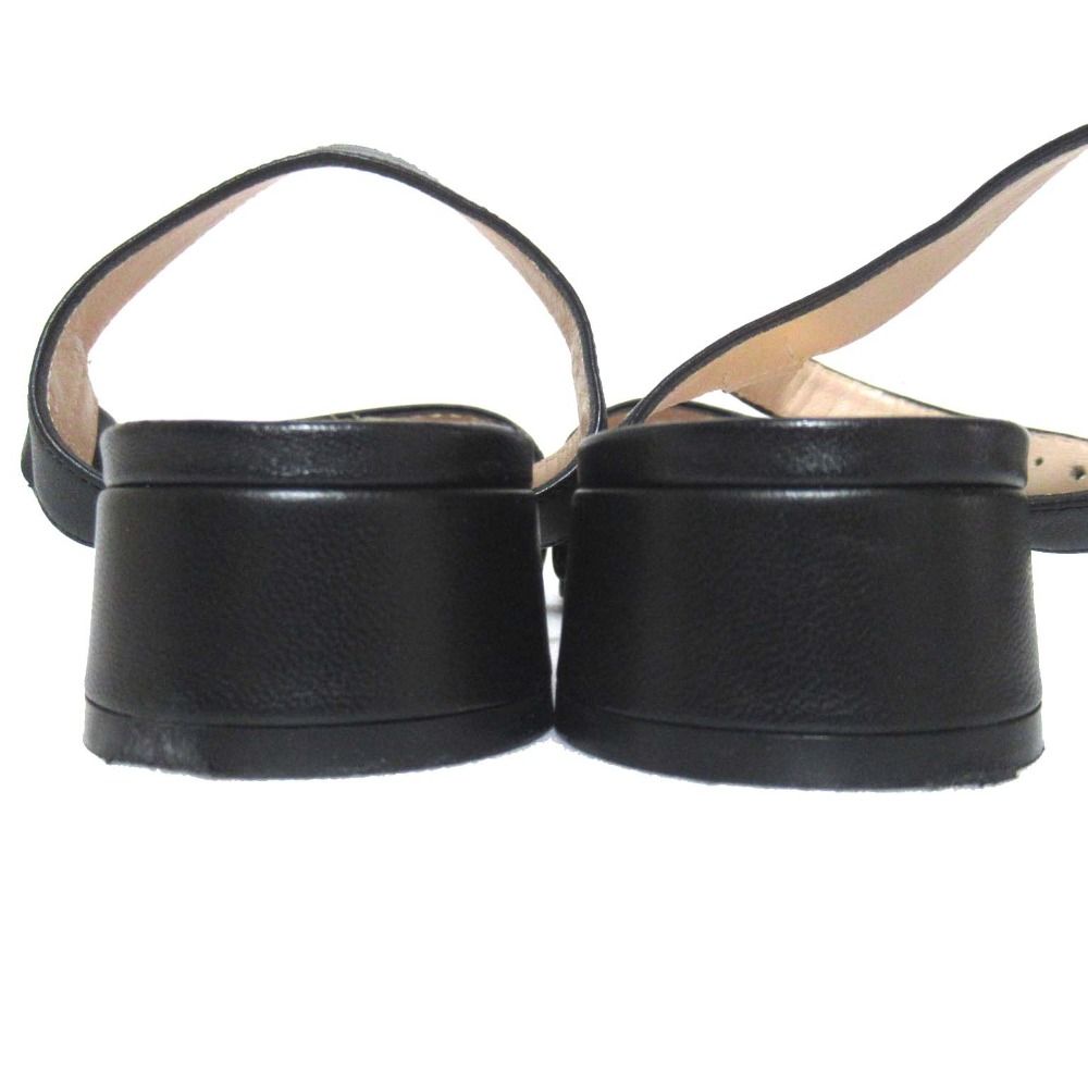 美品 GUCCI グッチ レザー ホースビット アンクルストラップ サンダル