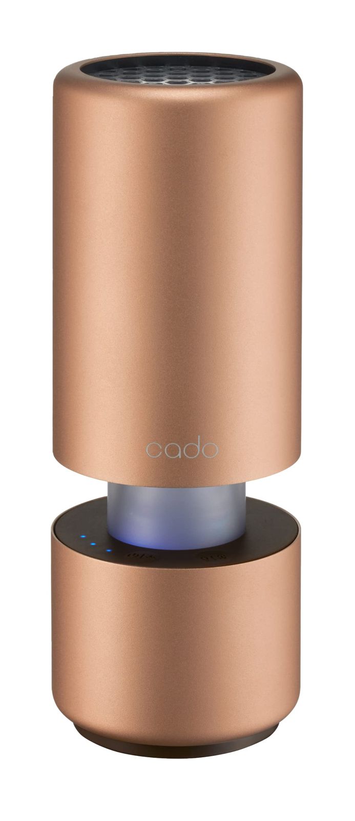 ストア cado カドー LEAF Portable ゴールド 空気清浄機 花粉対策 除菌 ウイルス対策 脱臭 ハウスダスト ほこり LED ライト 小型