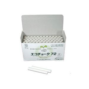 まとめ 日本白墨 エコチョーク72 白ECO-1 1箱 72本