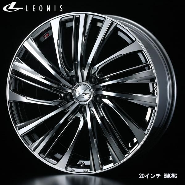 WEDS レオニスFS 20x8.5J+45 5H/114 BMCMC/ブラックメタルコートミラーカット (4本) 